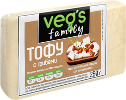 Тофу VEG`S с грибами, 250г