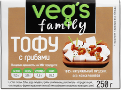Тофу VEG`S с грибами, 250г