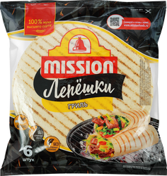 Изображение товара Лепешки тортильи MISSION Гриль, 250г