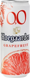 Напиток пивной безалкогольный HOEGAARDEN 0,0 Грейпфрут, 0.33л