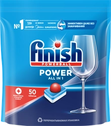 Средство для посудомоечных машин FINISH Power, 50шт