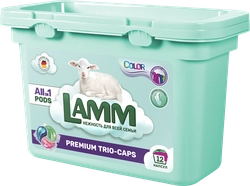 Капсулы для стирки LAMM Color, 12шт