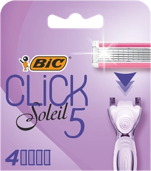 Кассеты сменные для бритвы BIC Мисс Солей Клик 5, 4шт