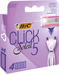 Кассеты сменные для бритвы BIC Мисс Солей Клик 5, 4шт