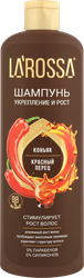 Изображение товара Шампунь для волос ЛА РОССА Коньяк и красный перец, 500мл
