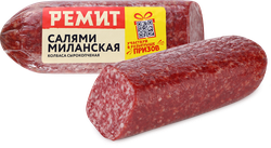 Изображение товара Колбаса сырокопченая РЕМИТ Салями Миланская, весовая