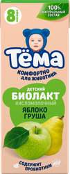 Биолакт детский ТЕМА Яблоко, груша 3%, без змж, 206г