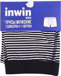 Трусы мужские INWIN боксеры р. 46–54, белый/темно-синий, Арт. ATL-24005-A