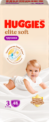 Изображение товара Подгузники-трусики HUGGIES Elite Soft 3 6–11кг, 48шт
