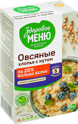 Хлопья овсяные ЗДОРОВОЕ МЕНЮ Экстра, с нутом, 400г