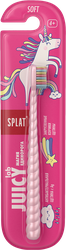 Изображение товара Зубная щетка детская SPLAT Juicy Lab Магия единорога с ионами серебра, 
жемчужная, с 4 лет