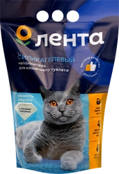 Наполнитель силикагелевый для кошачьего туалета ЛЕНТА, 1,7кг