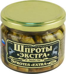 Шпроты ВКУСНЫЕ КОНСЕРВЫ в масле, Экстра, 270г