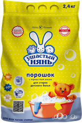 Стиральный порошок для детского белья УШАСТЫЙ НЯНЬ, 2,4кг