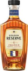 Коньяк ЗОЛОТОЙ РЕЗЕРВ Golden Reserve France National Selection 5 лет 40%, 0.5л