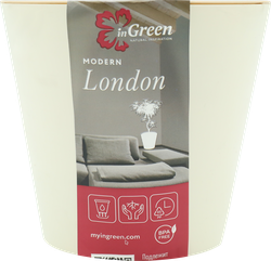Горшок для цветов INGREEN London 1л d=12,5см, цвет сливочный, Арт. ING1552СЛ