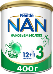 Изображение товара Молочко детское NAN 3 на козьем молоке, c 12 месяцев, 400г