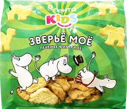 Печенье затяжное ЛЕНТА KIDS Зверье мое, 350г