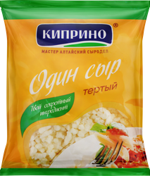 Изображение товара Сыр КИПРИНО Голландский 45%, тертый, без змж, 90г