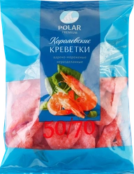 Креветки замороженные POLAR Королевские неразделанные 50/70, 500г