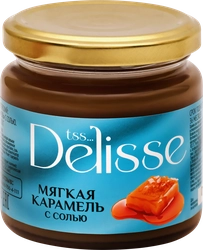 Десерт кондитерский DELISSE Мягкая карамель с солью, 220г