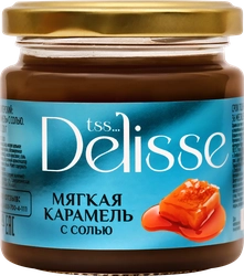 Десерт кондитерский DELISSE Мягкая карамель с солью, 220г