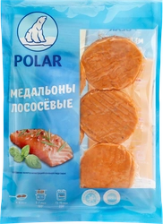 Медальоны замороженные POLAR из фарша лососевых пород, 300г