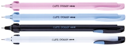 Ручка шариковая MESHU Cute Dogs, автоматическая, синий
