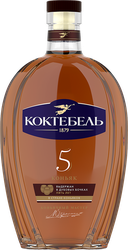 Коньяк КОКТЕБЕЛЬ 5 лет 40%, 1л