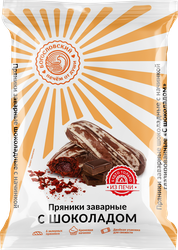 Изображение товара Пряники заварные БОГОСЛОВСКИЙ с шоколадом, глазированные, 240г