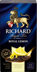 Чай черный RICHARD Royal Lemon арома, 25пак