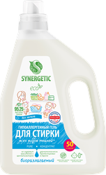 Гель для стирки SYNERGETIC Pure биоразлагаемый концентрированный, 1.5л