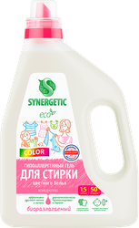 Изображение товара Гель для стирки SYNERGETIC Color биоразлагаемый концентрированный, 1.5л