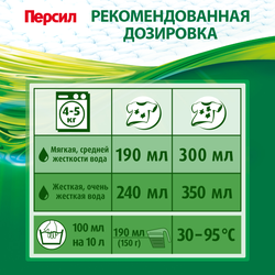 Стиральный порошок для белого белья ПЕРСИЛ Свежесть от ВЕРНЕЛЬ, автомат, 3кг