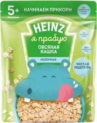 Каша овсяная HEINZ Я пробую, молочная, с 5 месяцев, 180г