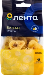 Цукаты из банана ЛЕНТА, 100г