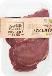 Стейк из говядины МИРАТОРГ Рибай, категория А, 500г