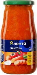 Закуска овощная ЛЕНТА Мелитопольская, 520г