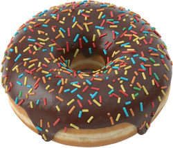 Изображение товара Донат ЛЕНТА FRESH глазированный со вкусом шоколада, 55г