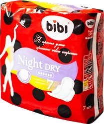 Прокладки BIBI Night Dry, 7шт