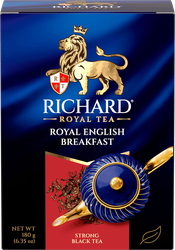 Чай черный RICHARD Royal English Breakfast листовой, 180г