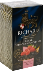 Чай черный RICHARD Royal Goji&Wild Strawberry арома, 25пак