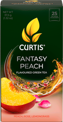 Изображение товара Чай зеленый CURTIS Fantasy Peach арома, 25пак