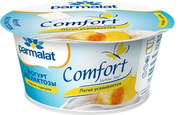 Йогурт PARMALAT Comfort Персик, куркума безлактозный 3%, без змж, 130г