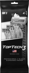 Бритва одноразовая TOPTECH 3, 4шт