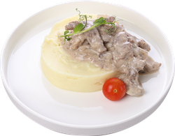 Бефстроганов ЛЕНТА FRESH с картофельным пюре, 260г