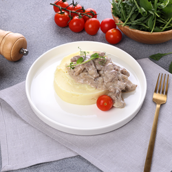 Бефстроганов ЛЕНТА FRESH с картофельным пюре, 260г