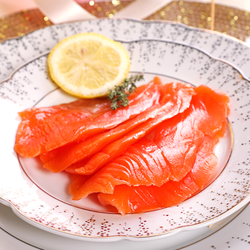 Изображение товара Форель Радужная слабосоленая ЛЕНТА FRESH филе-ломтики, весовая