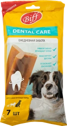 Лакомство для собак BIFF Dental Care Снек жевательный с говядиной, для крупных пород, 270г