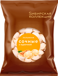 Изображение товара Пельмени SИБИРСКАЯ КОЛЛЕКЦИЯ Сочные, с курочкой, 700г